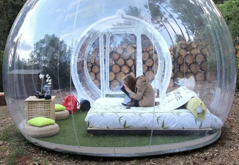 outdoor bubble tent